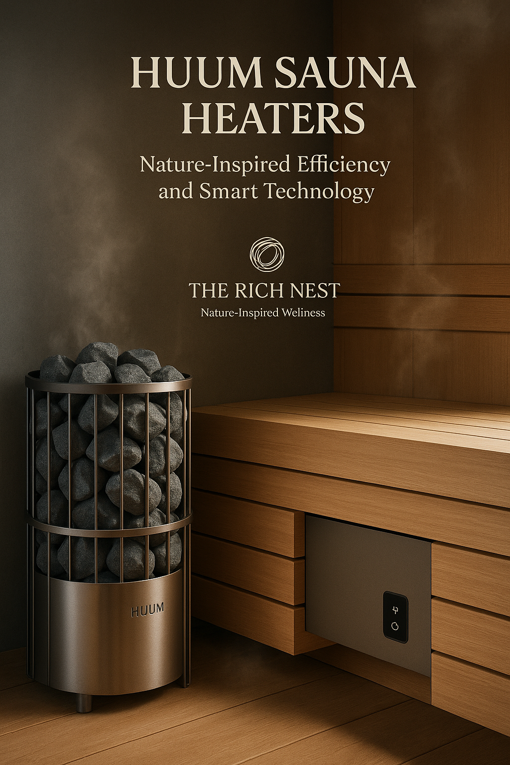 HUUM Sauna Heaters: Nature-Inspired Efficiency and Smart Technology