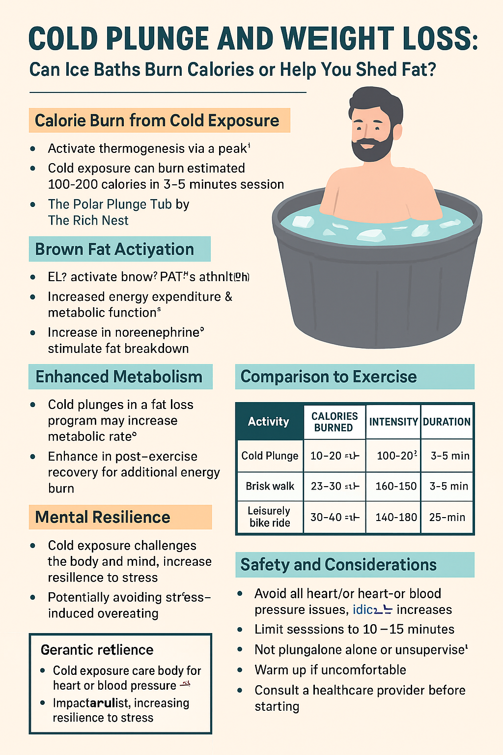 Cold Plunge and Weight Loss: Can Ice Baths Burn Calories or Help You Shed Fat?