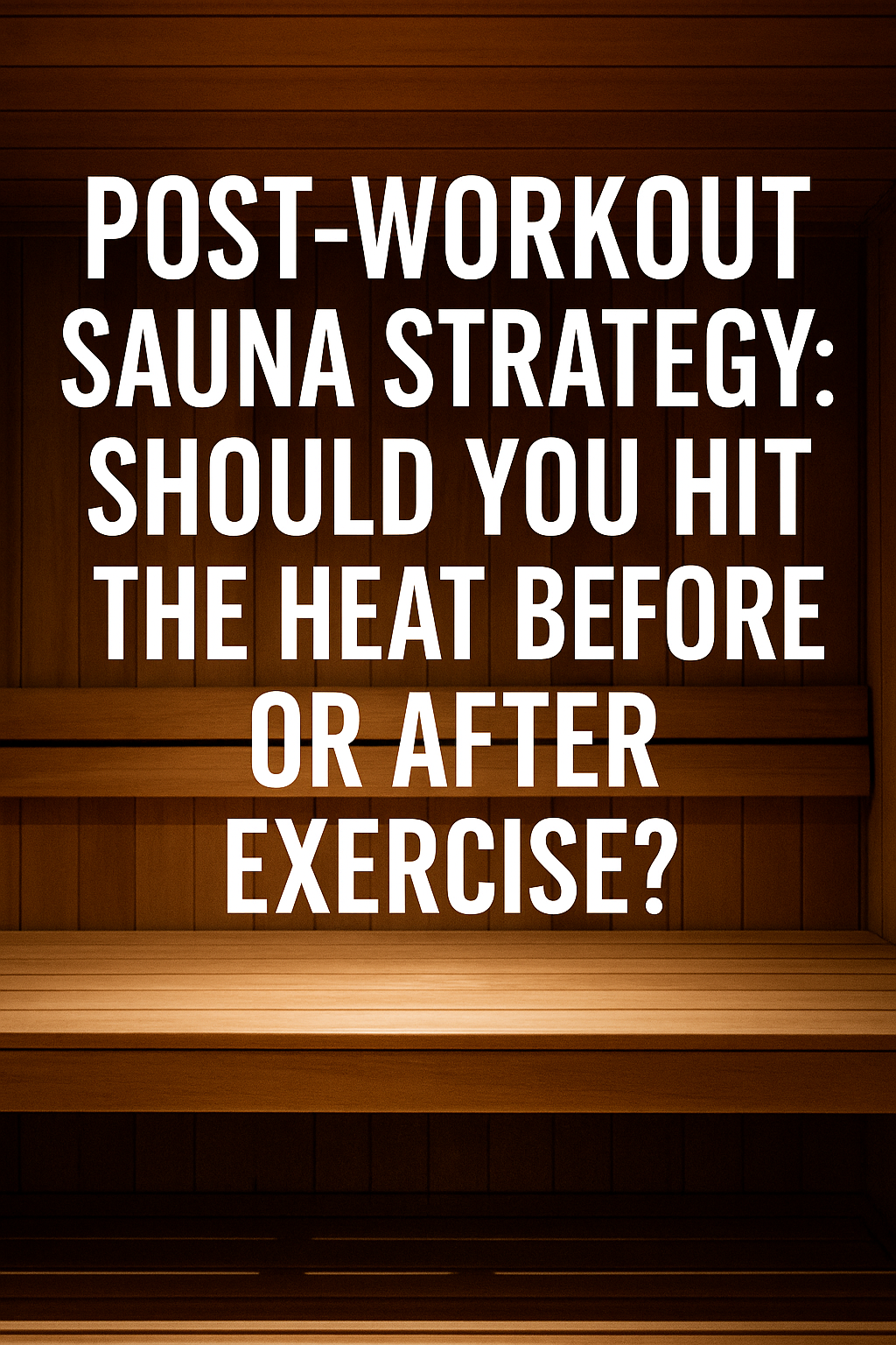 Post-Workout Sauna Strategy: Should You Hit the Heat Before or After Exercise?