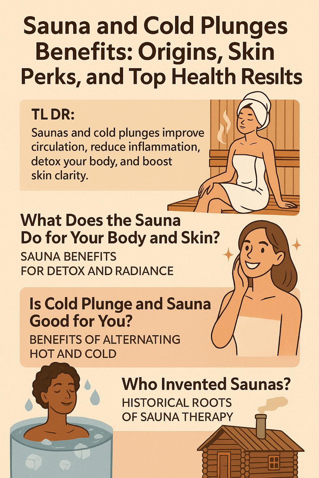 Sauna and Cold Plunge Benefits: Origins, Skin Perks, and Top Health Results