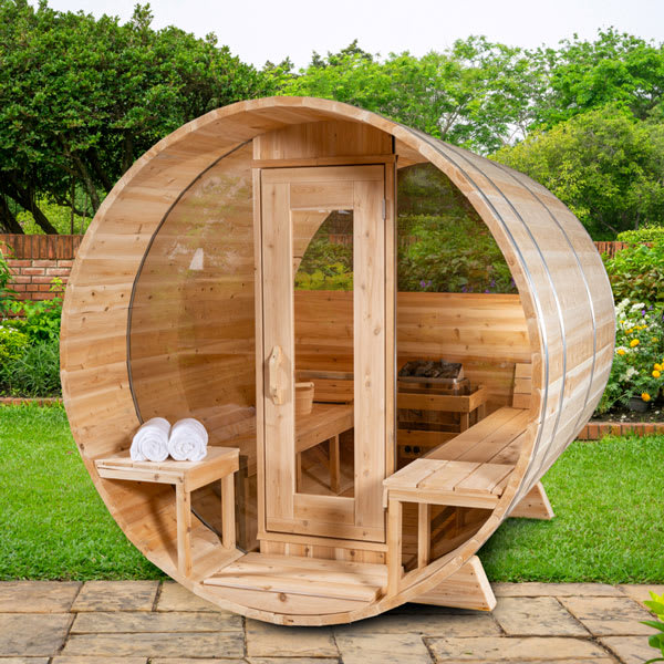 Outdoor Wood Burning Saunas