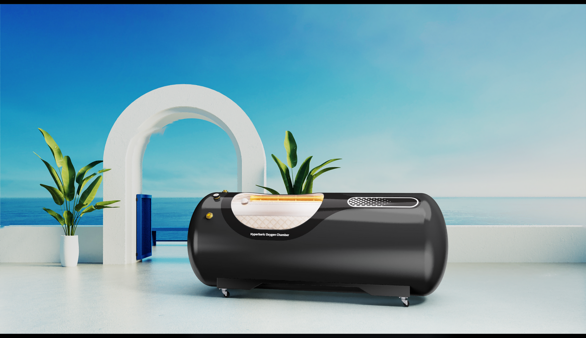 2.0ATA Hard-Shell Lying Hyperbaric Chamber – Stainless Steel, Adjustable Pressure (OLV-YT01)