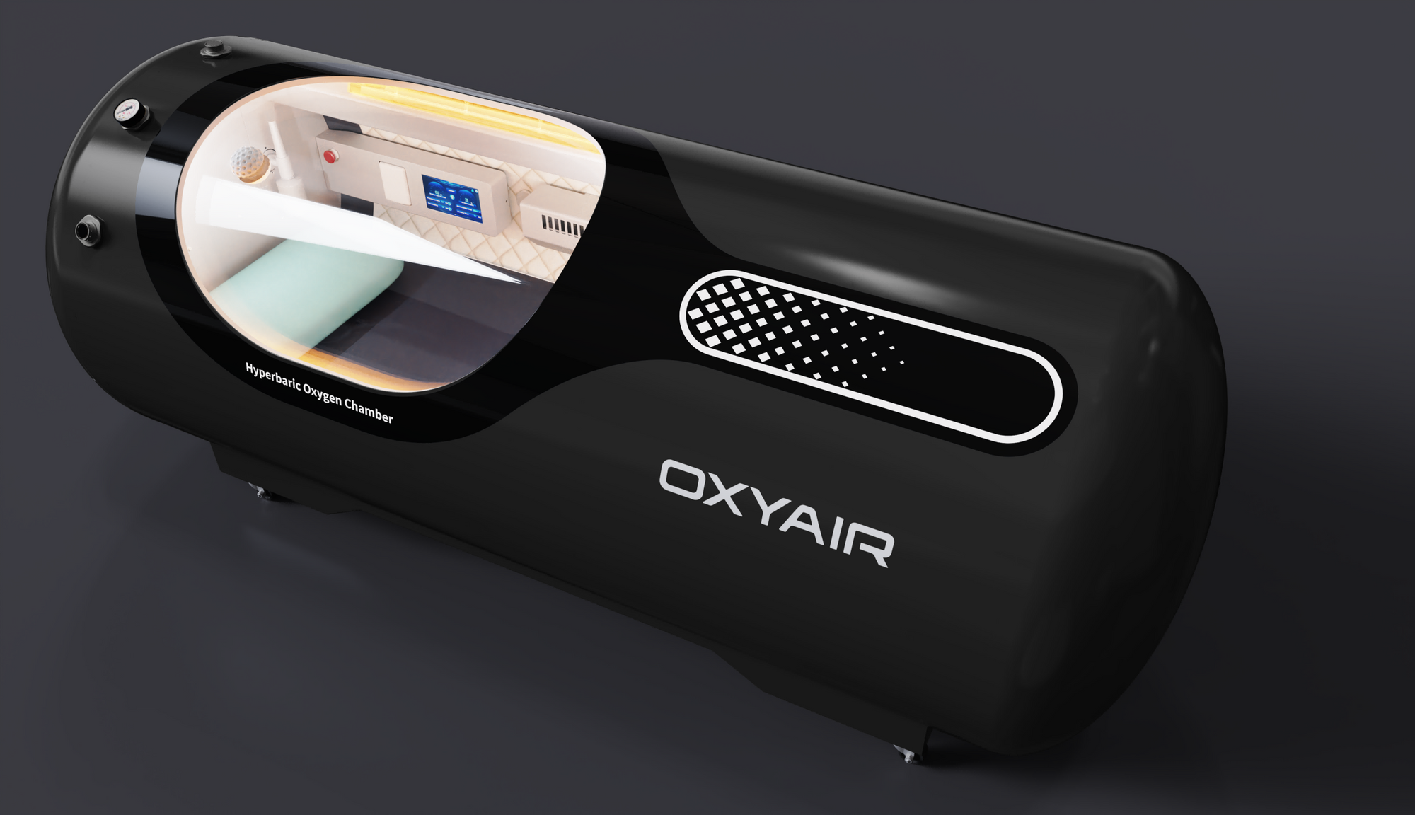 2.0ATA Hard-Shell Lying Hyperbaric Chamber – Stainless Steel, Adjustable Pressure (OLV-YT01)