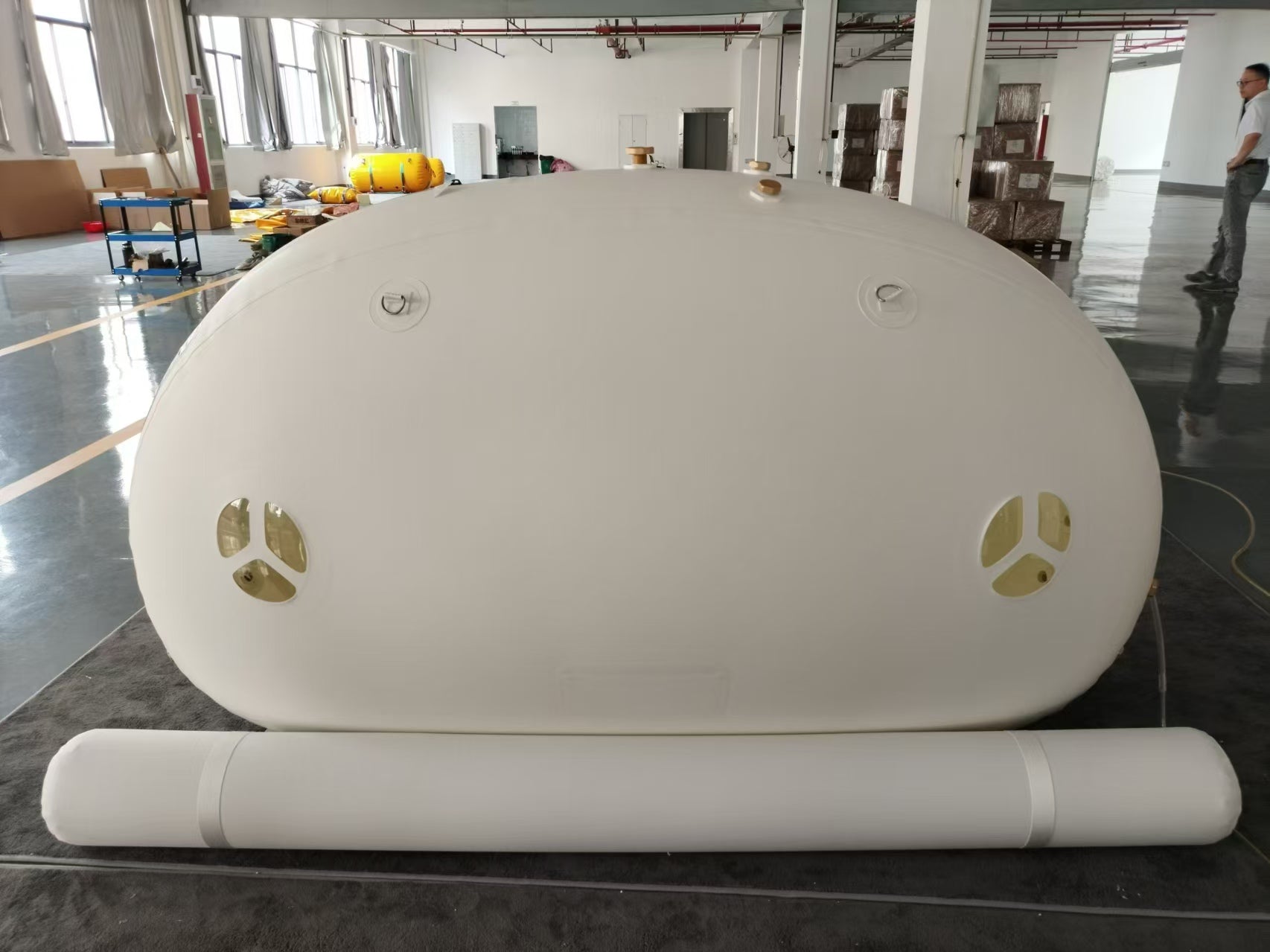 1.5ATA Dual-Person Soft-Shell Hyperbaric Oxygen Chamber – Egg Design