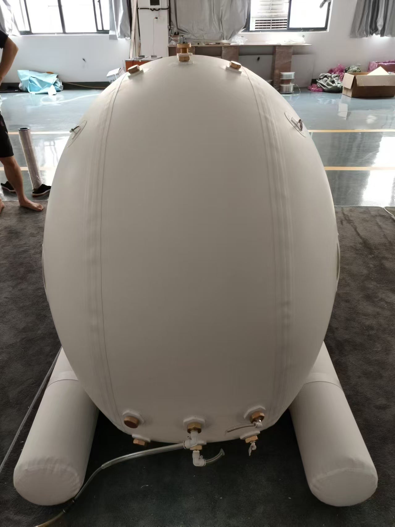 1.5ATA Dual-Person Soft-Shell Hyperbaric Oxygen Chamber – Egg Design