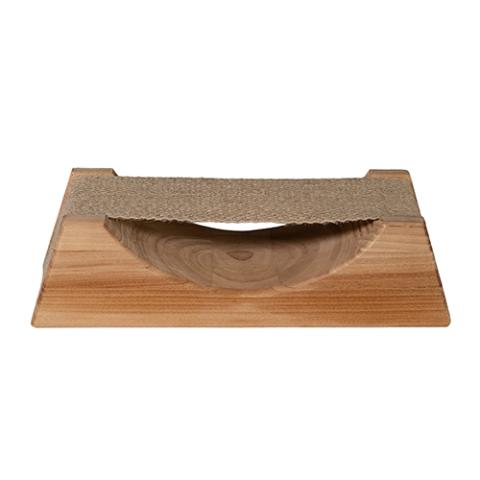 Wood Sauna Headrest w/Cloth Neck Support, Thermo-Aspen