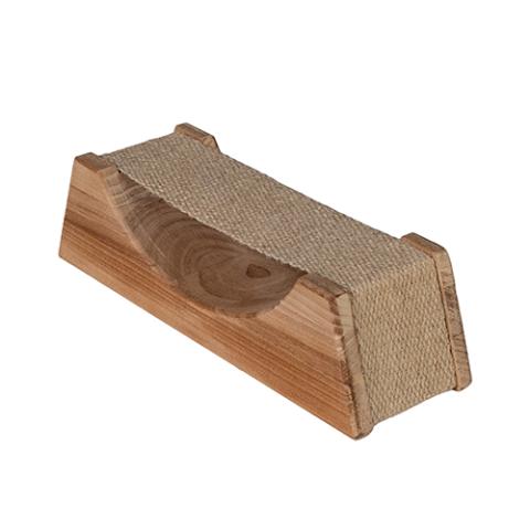 Wood Sauna Headrest w/Cloth Neck Support, Alder