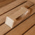 Wood Sauna Headrest w/Cloth Neck Support, Alder