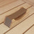 Wood Sauna Headrest w/Cloth Neck Support, Alder