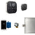 AirButler Steam Shower Control Package with AirTempo Control and Aroma Glass SteamHead