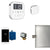 AirButler Steam Shower Control Package with AirTempo Control and Aroma Glass SteamHead