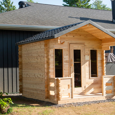 CT Georgian Cabin Sauna with Porch