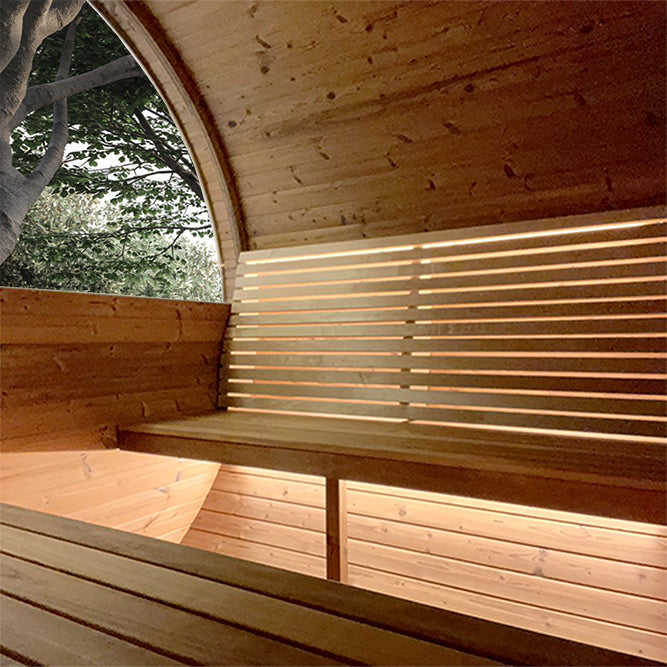 Bathology Sauna, Dotless LED Lighting Control, Single Zone