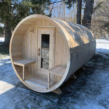 CT Serenity Barrel Sauna-Wood Burning