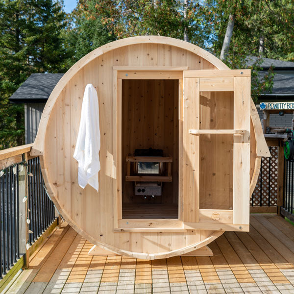 CT Harmony Barrel Sauna-Wood Burning