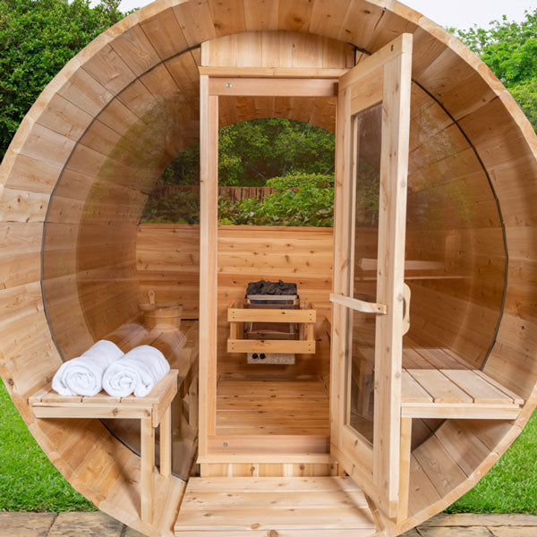 Tranquility MP Barrel Sauna-Wood Burning