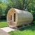 CT Tranquility Barrel Sauna-Wood Burning
