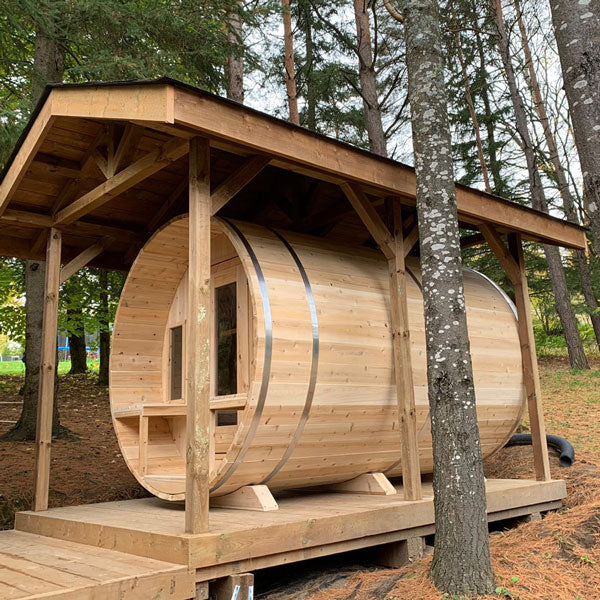 CT Tranquility Barrel Sauna-Wood Burning
