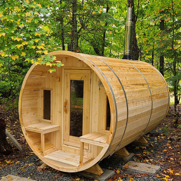 CT Tranquility Barrel Sauna-Wood Burning