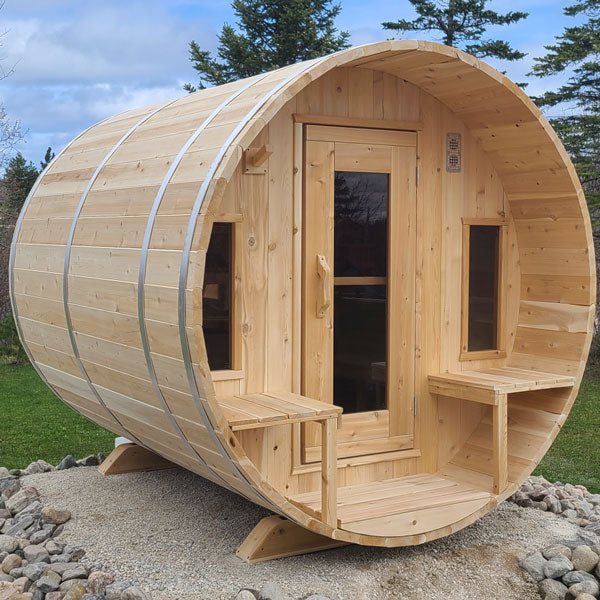 CT Tranquility Barrel Sauna-Wood Burning