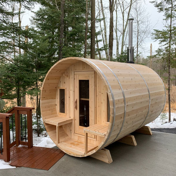 CT Tranquility Barrel Sauna-Wood Burning