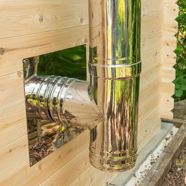 CT Georgian Cabin Sauna with Changeroom-Wood Burning