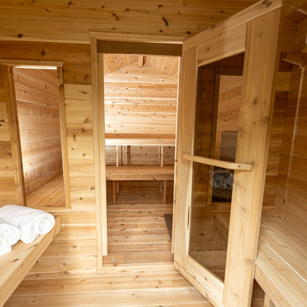CT Georgian Cabin Sauna with Changeroom-Wood Burning