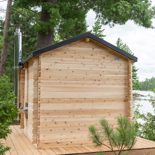CT Georgian Cabin Sauna with Porch-Wood Burning
