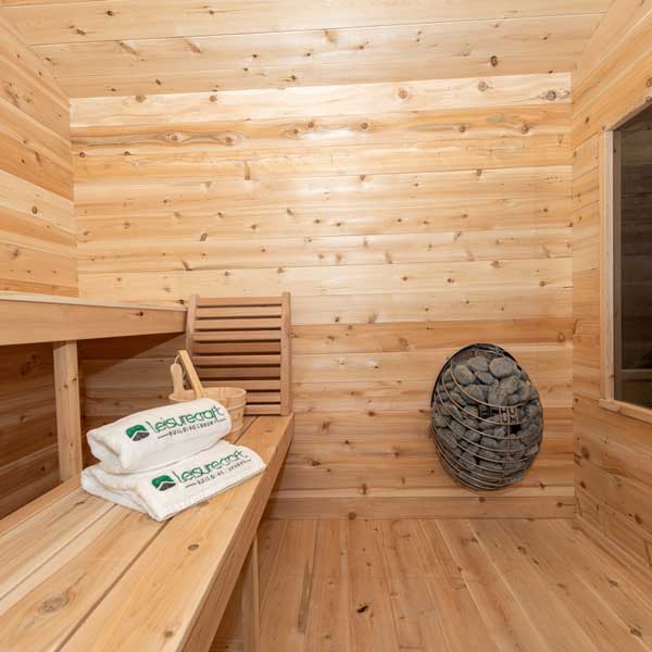 CT Georgian Cabin Sauna with Porch-Wood Burning