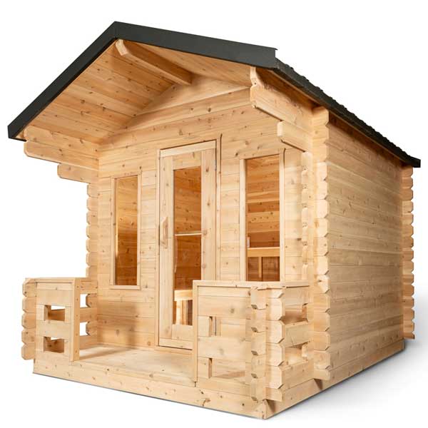 CT Georgian Cabin Sauna with Porch-Wood Burning