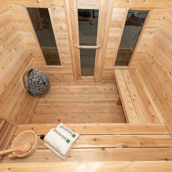CT Georgian Cabin Sauna with Porch-Wood Burning