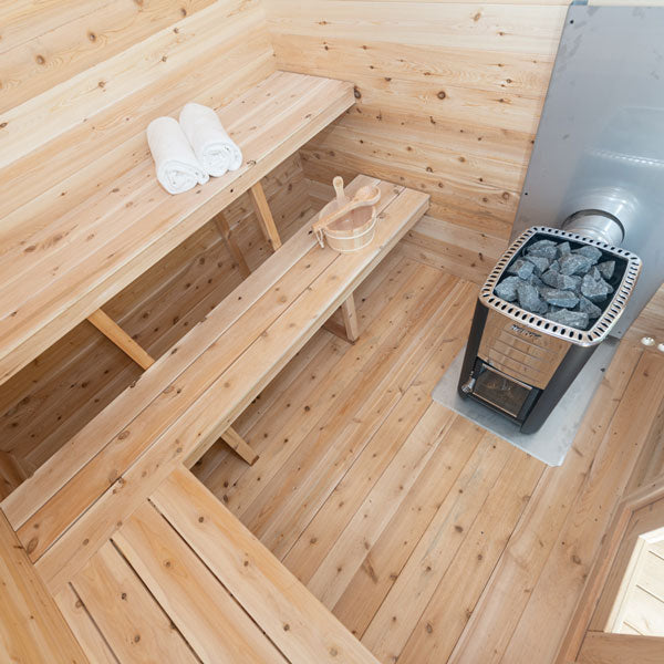 CT Georgian Cabin Sauna with Porch-Wood Burning