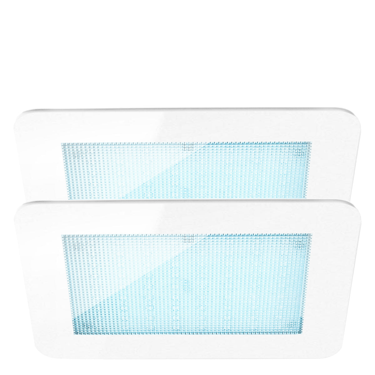 12.62 in. W. ChromaTherapy Light with LED Clusters in (2-Pack)