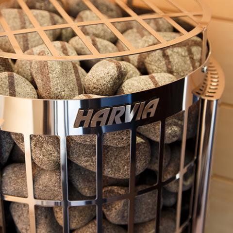 Cilindro Half Series 6kW Stainless Steel Sauna Heater at 240V 1PH