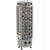 Cilindro Half Series 6kW Stainless Steel Sauna Heater at 240V 1PH with Built-In Time and Temperature Controls