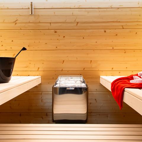 Kip Series 4.5kW Stainless Steel Sauna Heater at 240V 1PH