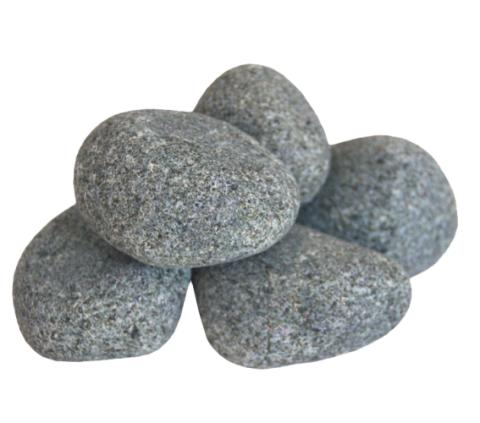 Sauna Heater Stones, Rounded Olivine, 5-10cm, 33lbs