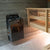 The Wall Series, 8kW, Black Stainless Steel Sauna Heater, 240V 1PH