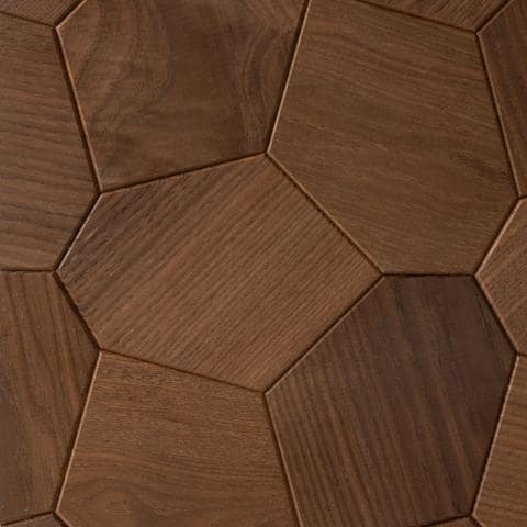 EmotionWood Thermo-Ash, Hexagon, Decorative Sauna Wall Panel 310-PNL-HEX-TASH