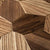 EmotionWood, Brushed Hexagon Abachi Yakisugi, Decorative Sauna Wall Panel 310-PNL-HEX-ABACHIYB