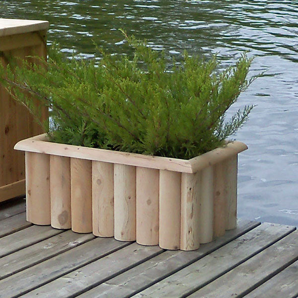40&quot; Log Planter
