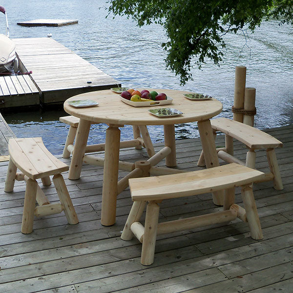 Curved Dining Bench