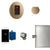 Butler Steam Shower Control Package with iTempoPlus Control and Aroma Designer SteamHead in Round
