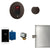 Butler Steam Shower Control Package with iTempoPlus Control and Aroma Designer SteamHead in Round