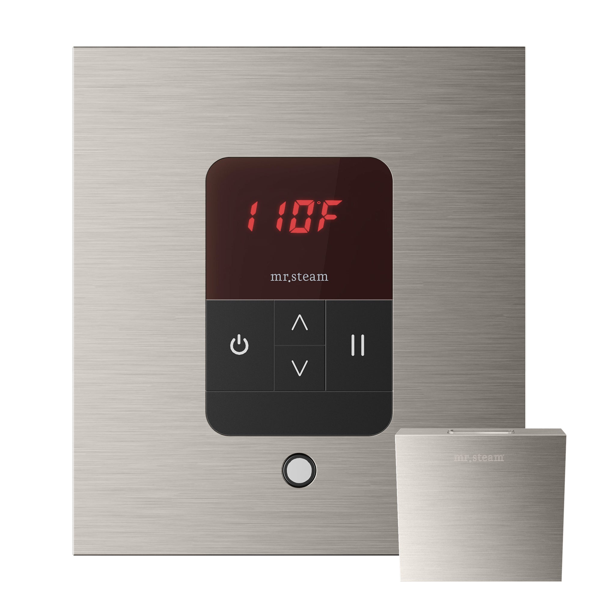 Basic Butler Linear Steam Shower Control Package with iTempo Control and Linear SteamHead in Square