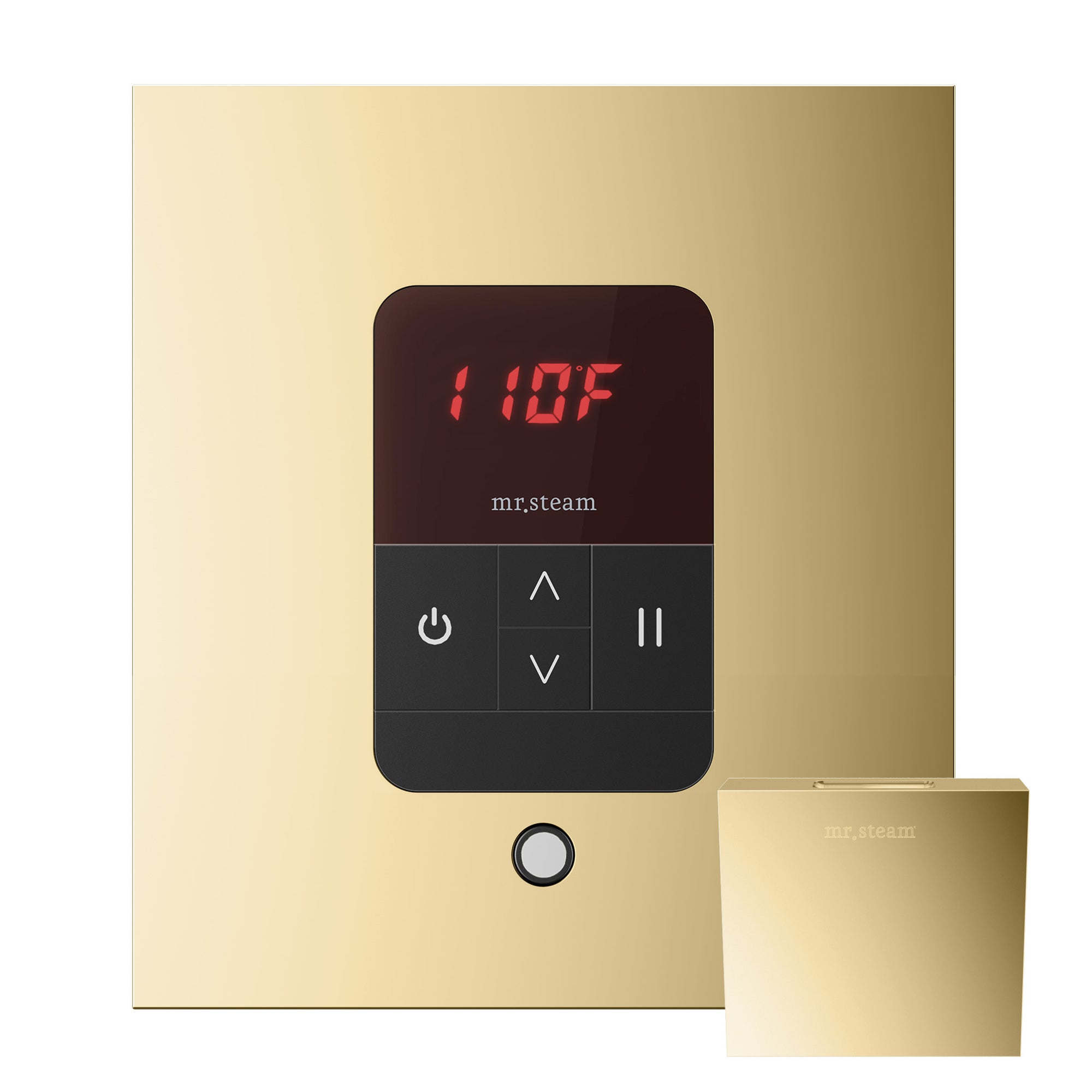 Basic Butler Steam Shower Control Package with iTempo Control and Aroma Designer SteamHead in Square