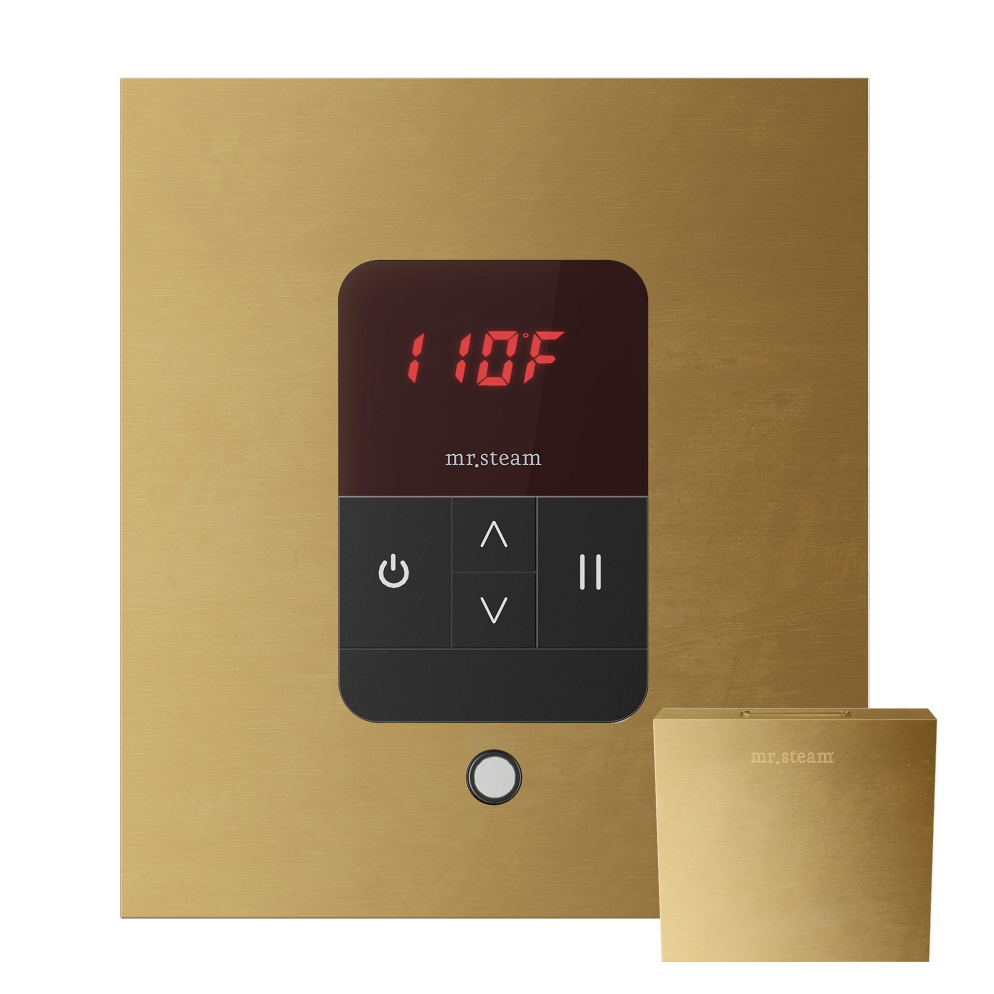 Basic Butler Steam Shower Control Package with iTempo Control and Aroma Designer SteamHead in Square