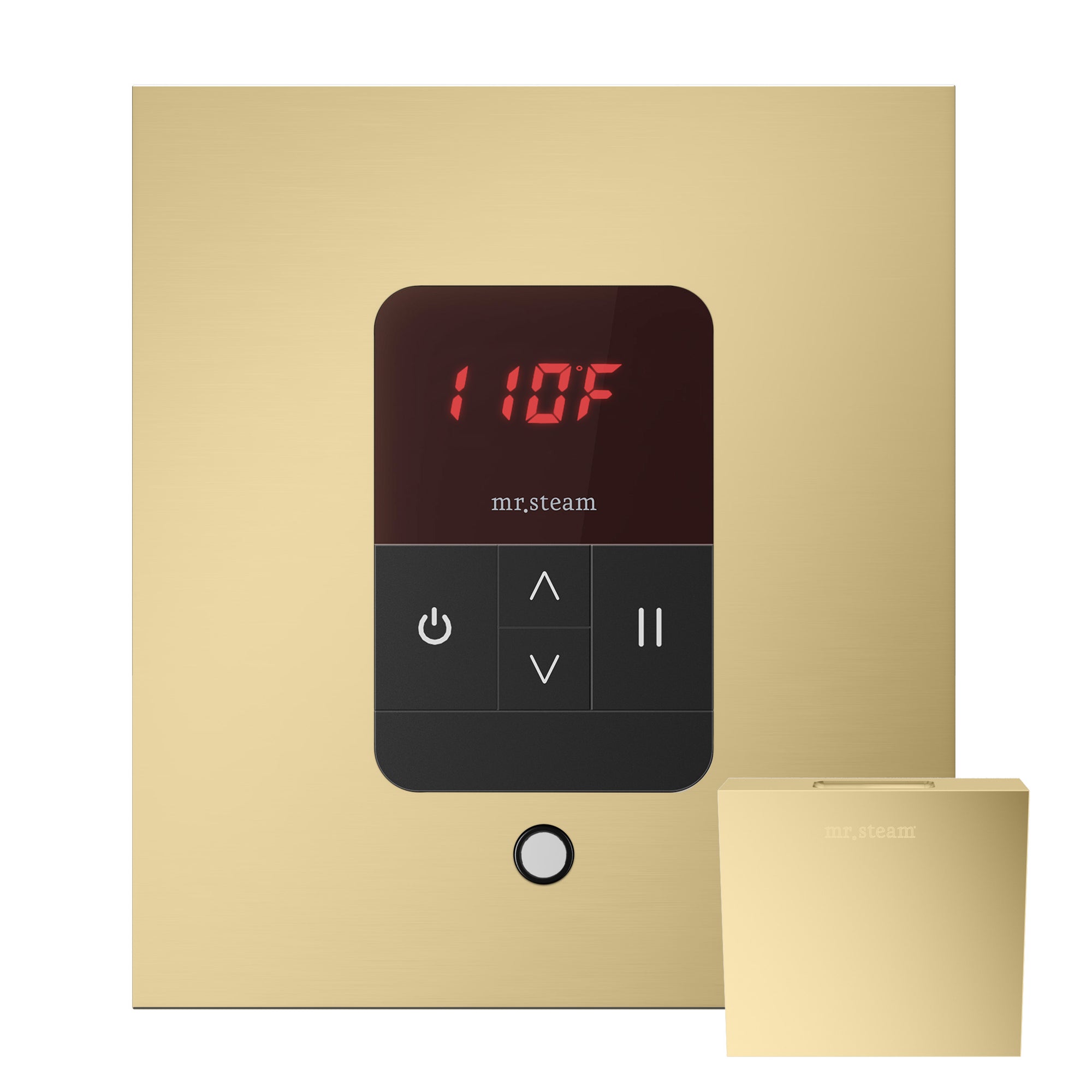 Basic Butler Steam Shower Control Package with iTempo Control and Aroma Designer SteamHead in Square