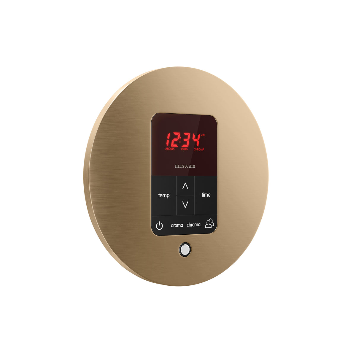 iTempoPlus Steam Shower Control and Aroma Designer SteamHead in Round