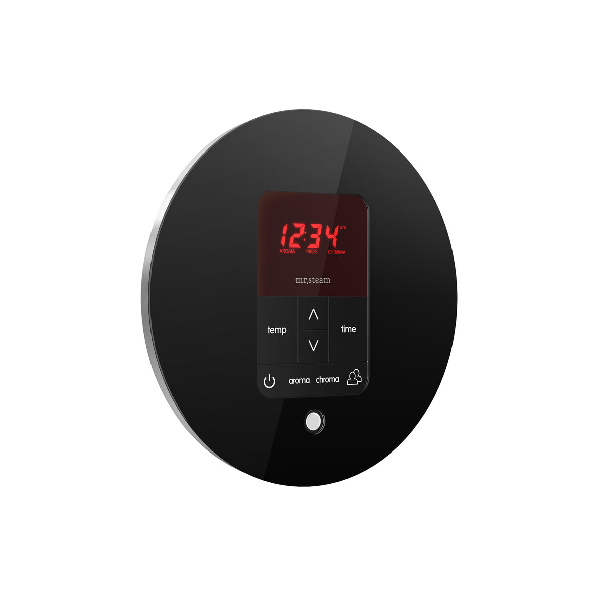 iTempoPlus Steam Shower Control and Aroma Designer SteamHead in Round